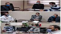 جلسه مرکز مدیریت حوادث و فوریت های پزشکی شهرستان آرادان